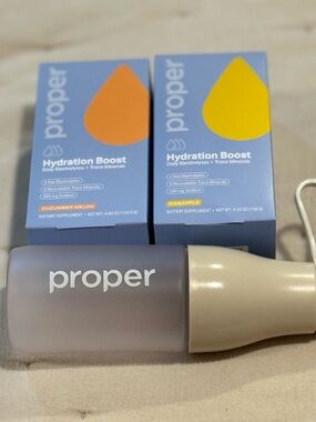 proper Hydration Boost + Reusable Bottle -